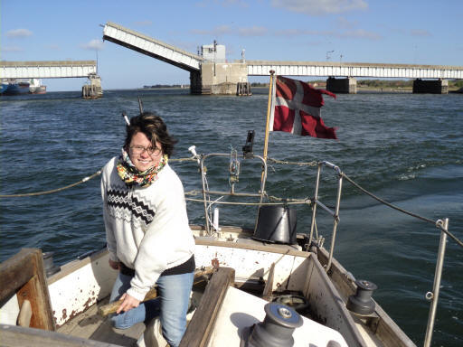 Vel ude af havnen.